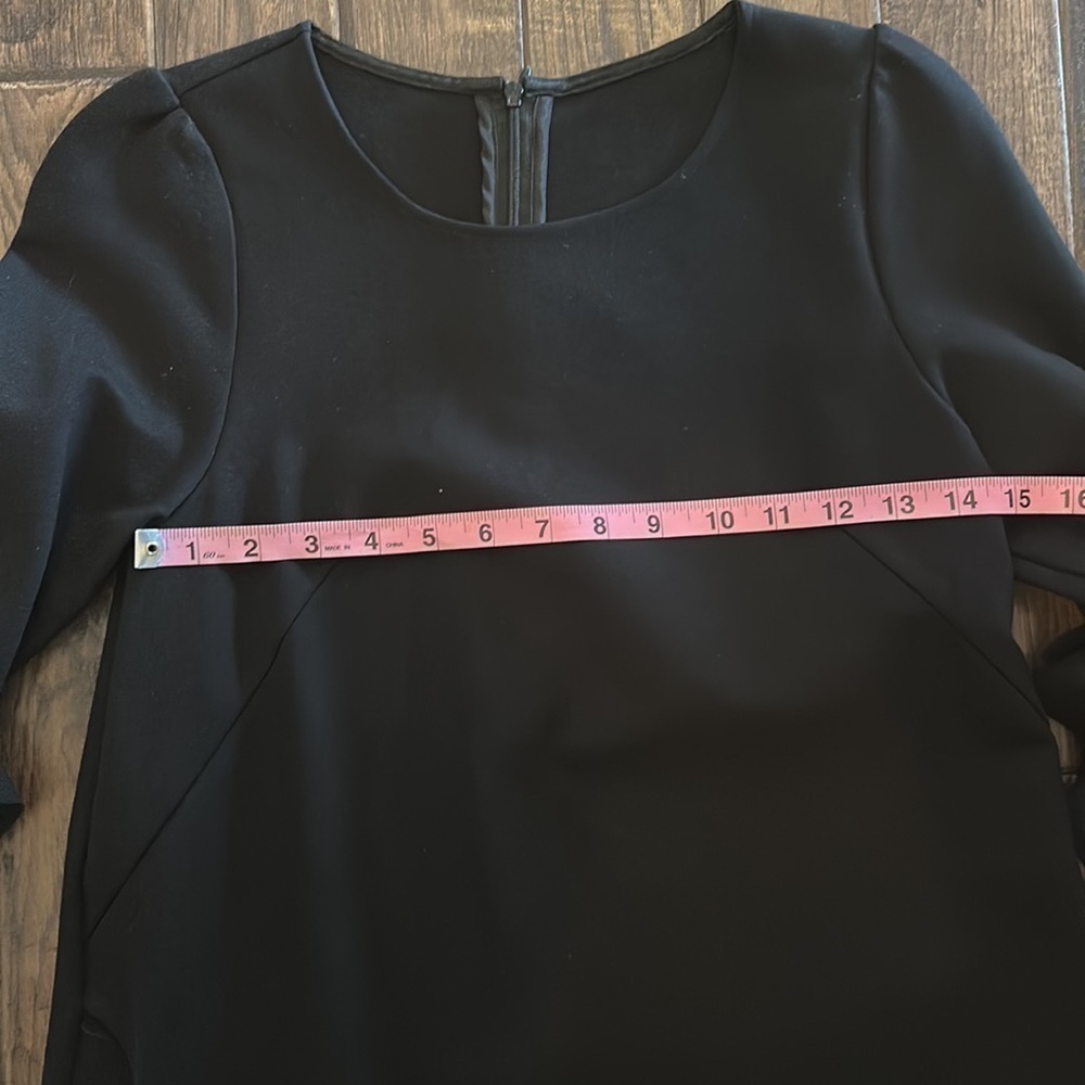 LBD 3/4 Ruffle Sleeve Dress Size M - Picture 6 of 10